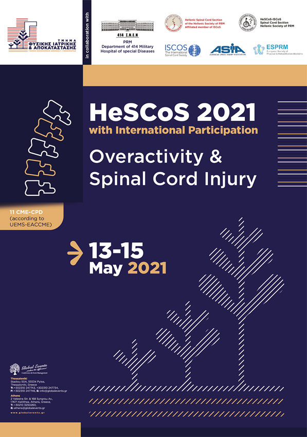 HeSCoS 2021 with International Participation “Overactivity” & Spinal Cord Injury